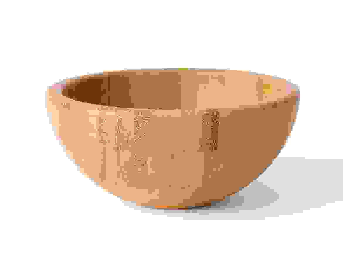 Wooden bowl for fruits